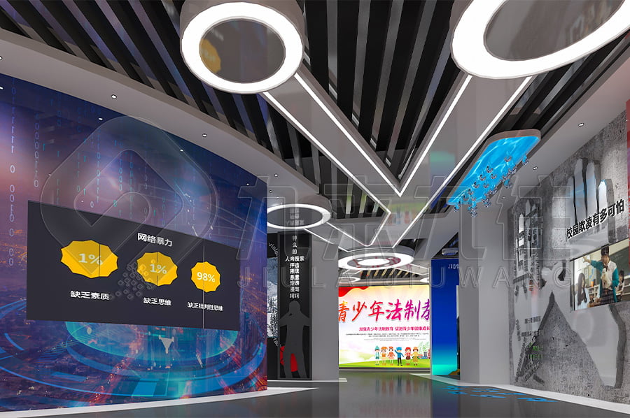 法制展館，法治文化教育展館方案策劃公司，政法委法治教育展館設(shè)計(jì)圖片