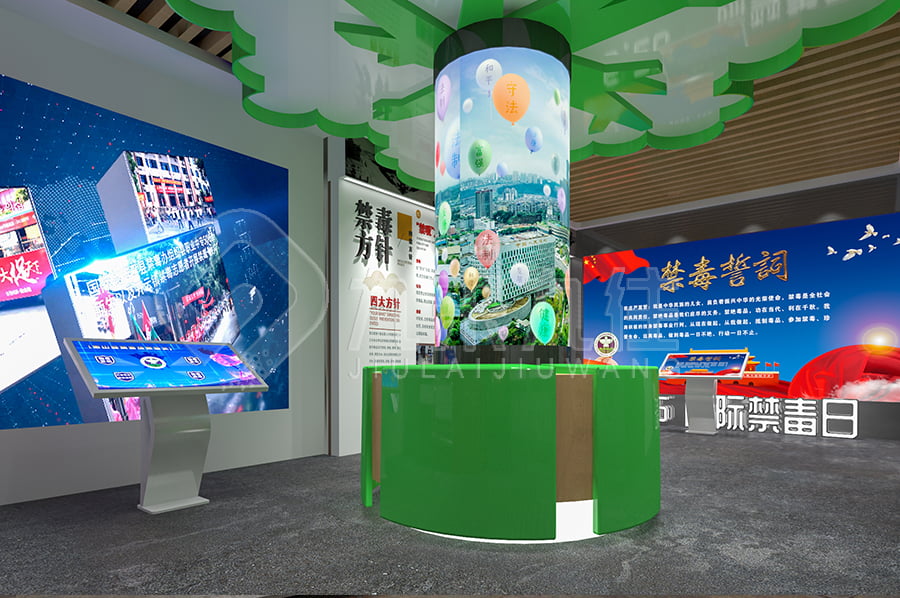 禁毒防艾實踐展廳，禁毒影音科教系統(tǒng)