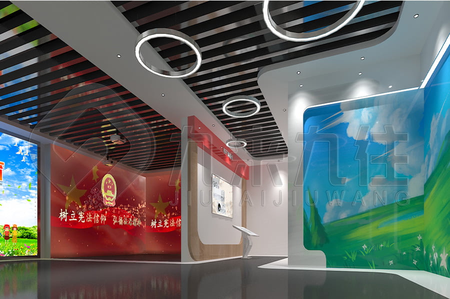 法治宣傳展廳，法治示范展廳升級(jí)改造，法院法制展廳設(shè)計(jì)布局