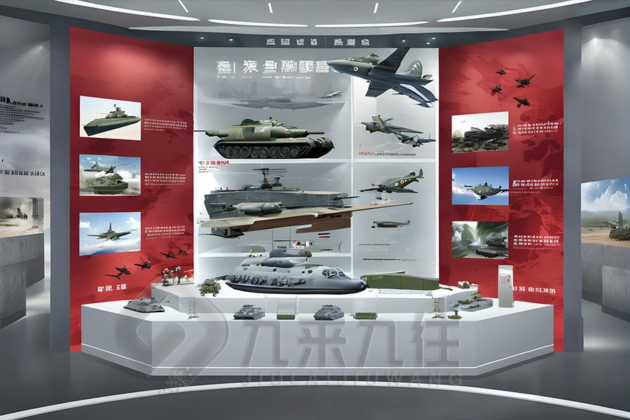 高科技防空展館設(shè)計,現(xiàn)代智慧防空展覽館建設(shè),多媒體防空教育展覽館設(shè)計