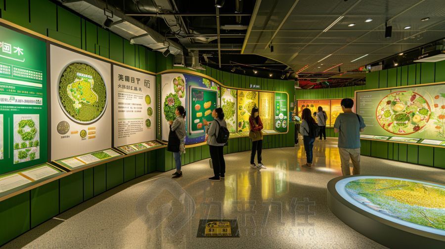 農(nóng)業(yè)局博物館設計,環(huán)保展覽館施工,智能化展廳策劃