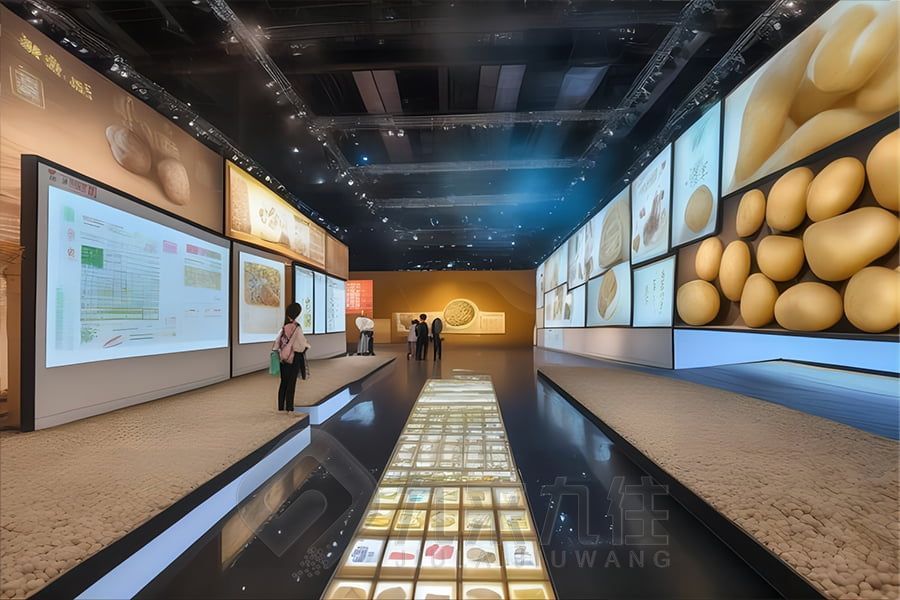 高科技農(nóng)林牧漁科普館設計,互動科普展館施工方案,九來九往數(shù)字化展覽館建設計公司