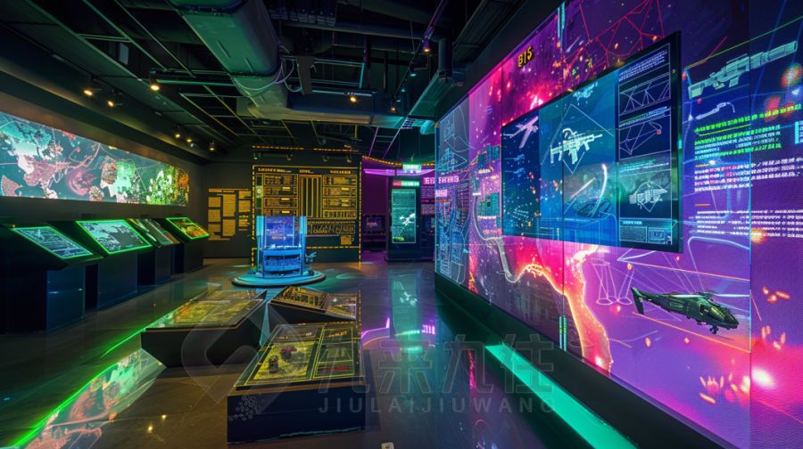 沉浸式國防宣教展廳設計,數字化國防教育展館建設,智能國防展覽館策劃公司