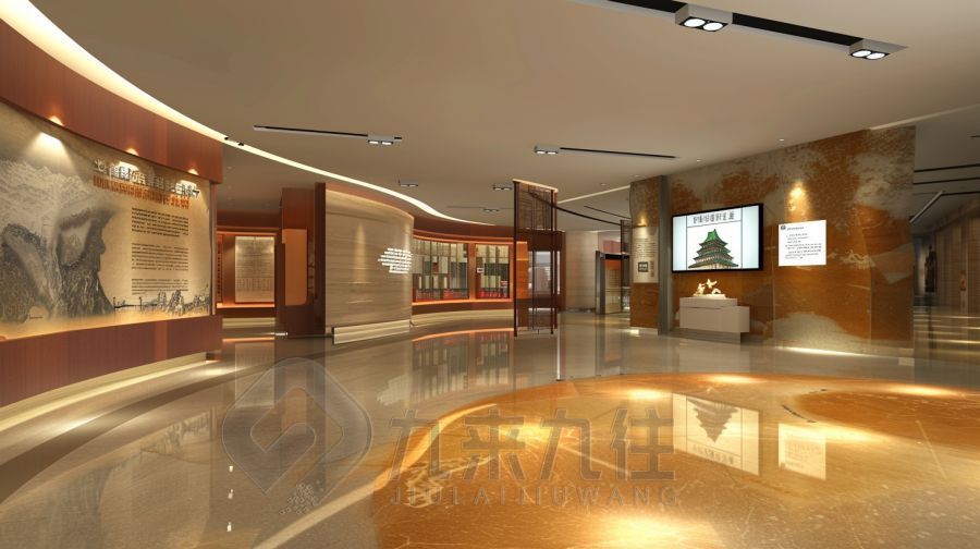 高科技外貿(mào)展館設(shè)計(jì),數(shù)字化展示空間施工,多媒體互動展示館建設(shè)