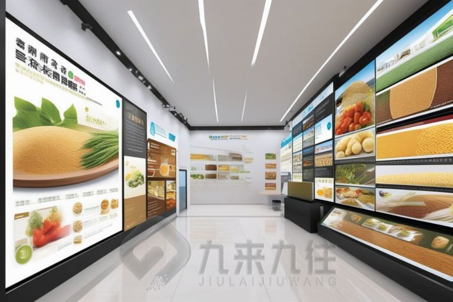 創(chuàng)意農(nóng)業(yè)科普館設(shè)計(jì),數(shù)字化農(nóng)業(yè)展覽館建設(shè),九來九往環(huán)保展廳裝修