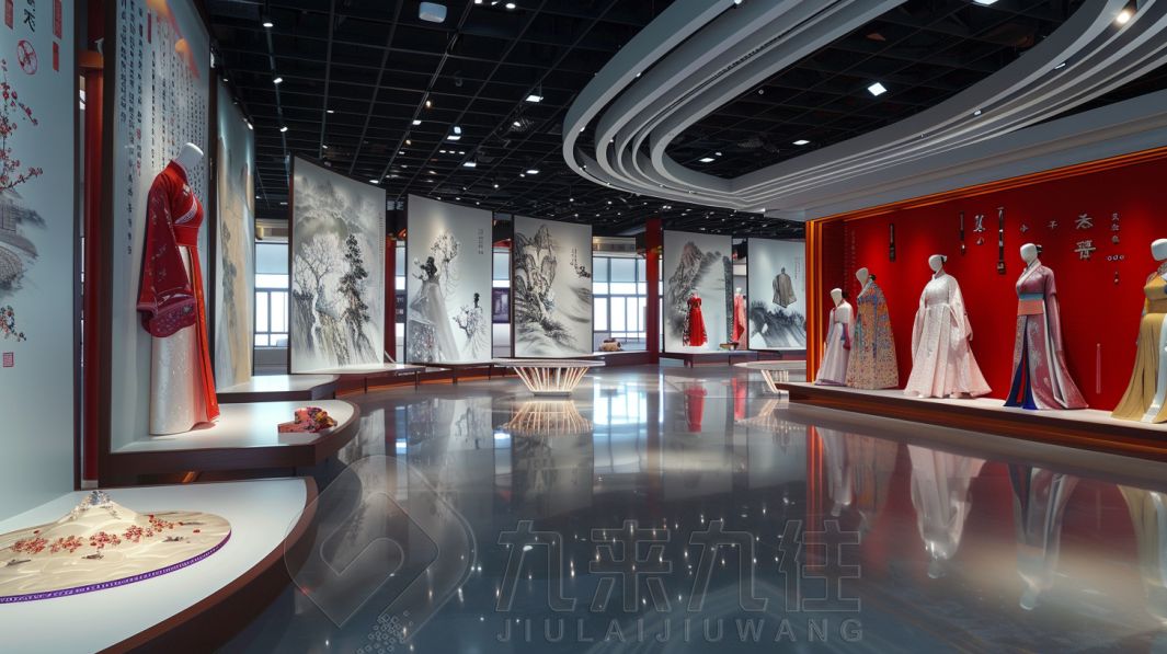 學(xué)校服裝展廳設(shè)計(jì)，美育美術(shù)展廳建設(shè)，虛擬仿真展廳設(shè)計(jì)方案