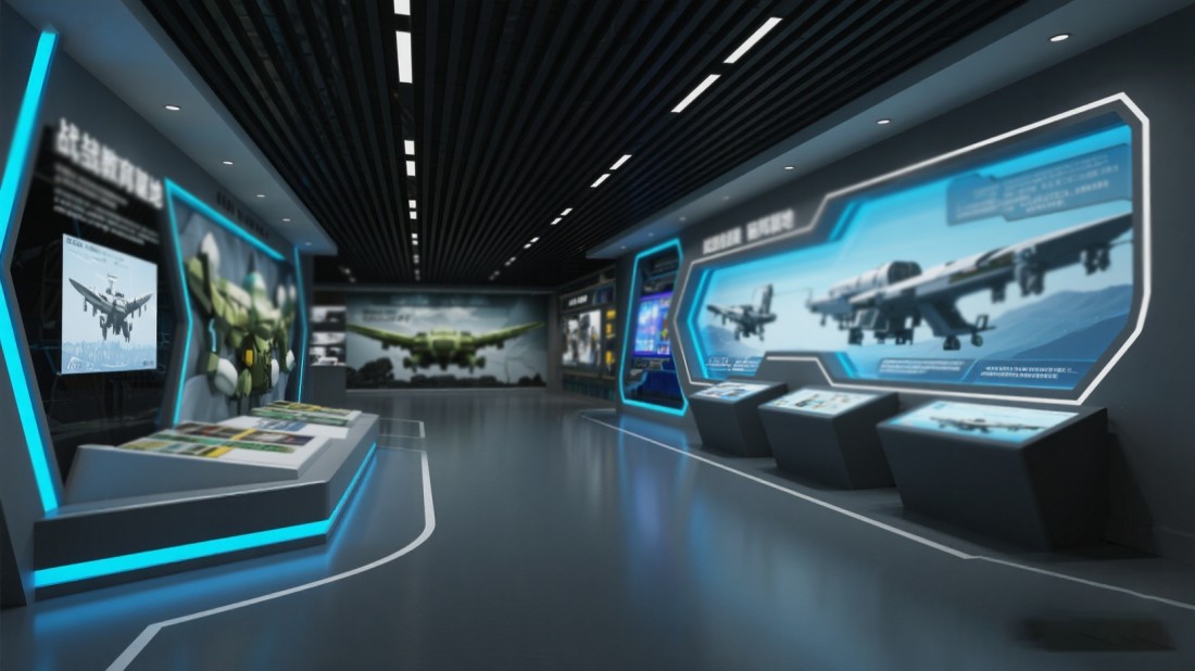 國防基地圖片，人防展廳