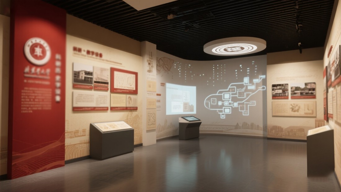 數(shù)字化校史館，校史展館