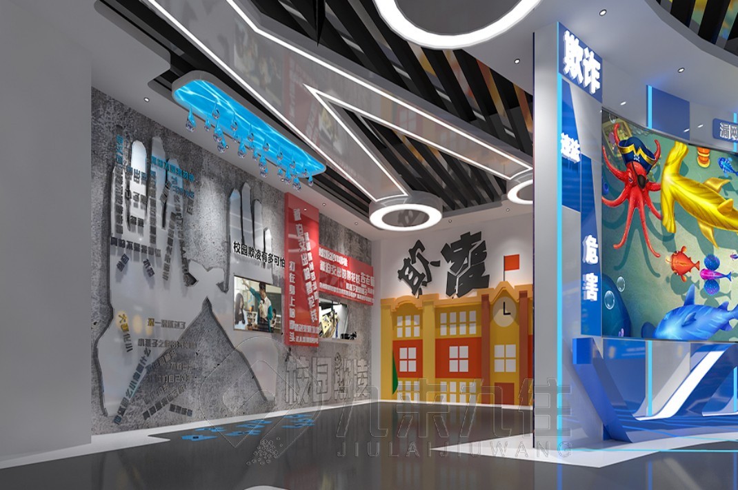 青少年法治教育展廳設(shè)計(jì)，法制教育基地