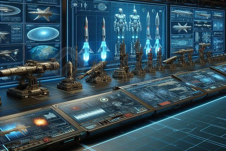 區(qū)人武部國(guó)防教育基地設(shè)計(jì)效果圖，高科技國(guó)防教育館方案，多媒體國(guó)防教育展廳設(shè)計(jì)公司