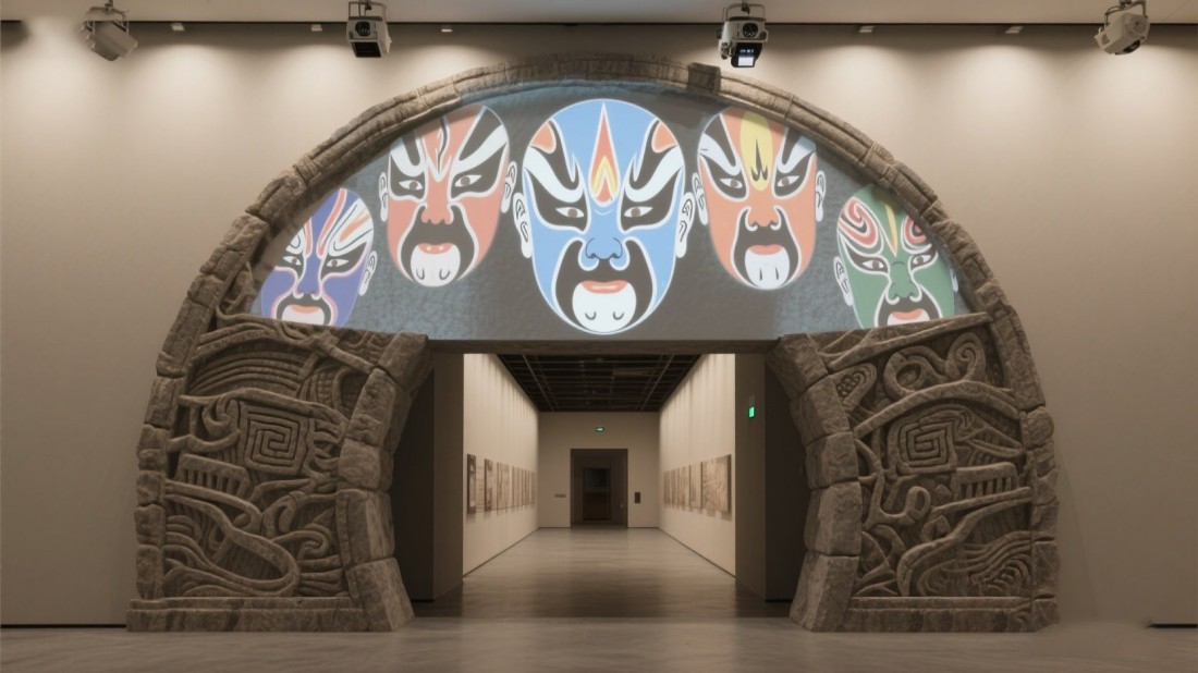 沉浸式非遺博物館效果圖